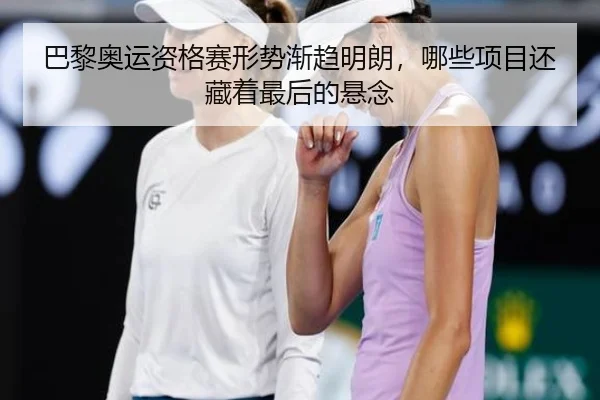 巴黎奥运资格赛形势渐趋明朗，哪些项目还藏着最后的悬念